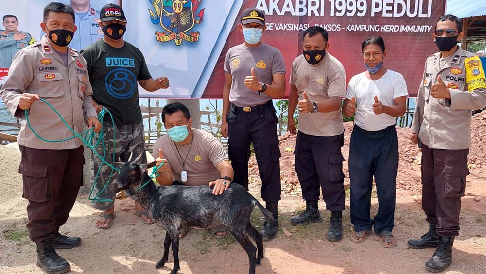 Vaksinasi COVID-19 di Tolitoli Berhadiah Seekor Kambing