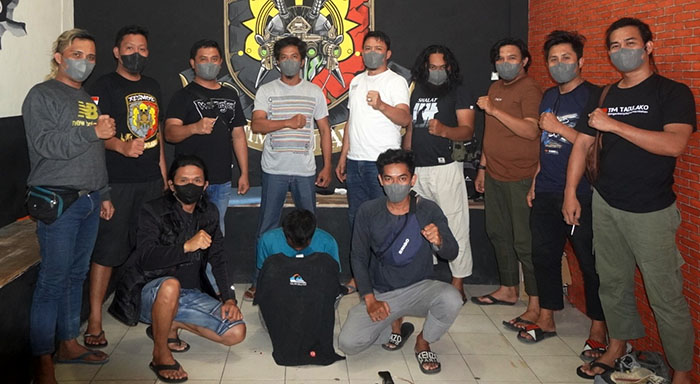 Terduga Pelaku Curas Ditangkap di Jalan Tombolotutu Palu