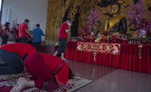 Tanpa Atraksi Barongsai, Perayaan Imlek di Palu Dilaksanakan Sederhana