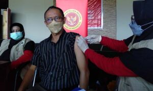 IJTI Sulteng Bersama BIN Gelar Vaksinasi Booster untuk Jurnalis