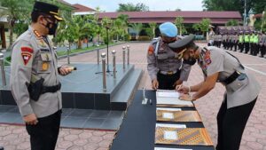 Sejumlah Pejabat Utama Polresta Palu Berganti, Ini Daftarnya