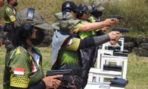 Personel Polda Sulteng Dominasi Juara Lomba Menembak di Porkot V Palu