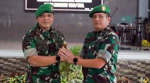 Danrem 132/Tdl  Pimpin Sertijab Kasrem dan Dandim 1306/KP