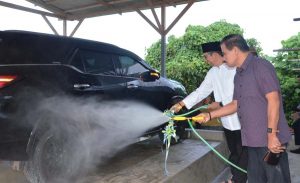 WBP Lapas Leok Dibekali Keterampilan Cuci Mobil