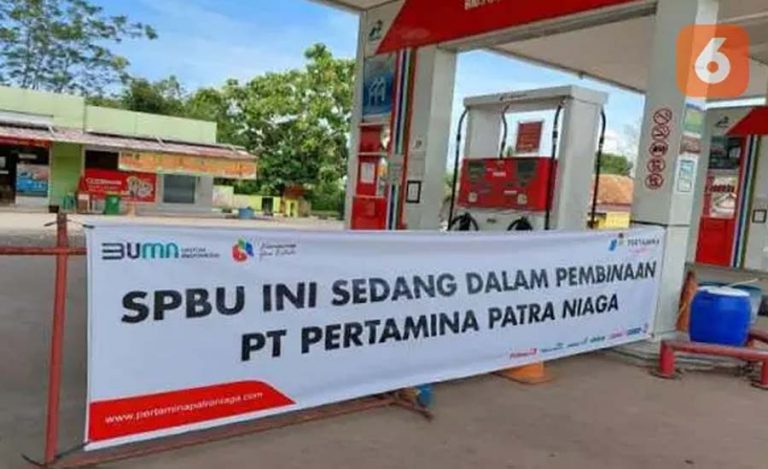 penyegelan SPBU