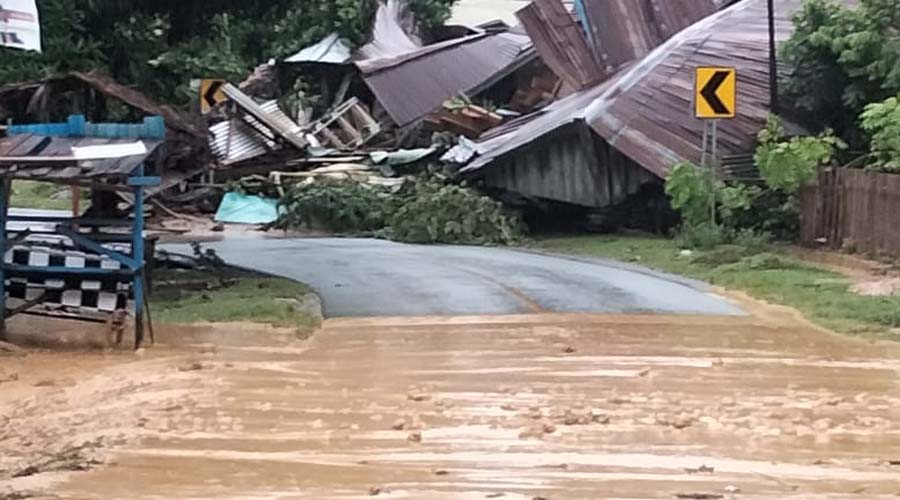 banjir dan longsor di Buol