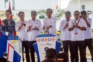 Presiden Jokowi Resmikan Pelabuhan Pantoloan dan Wani