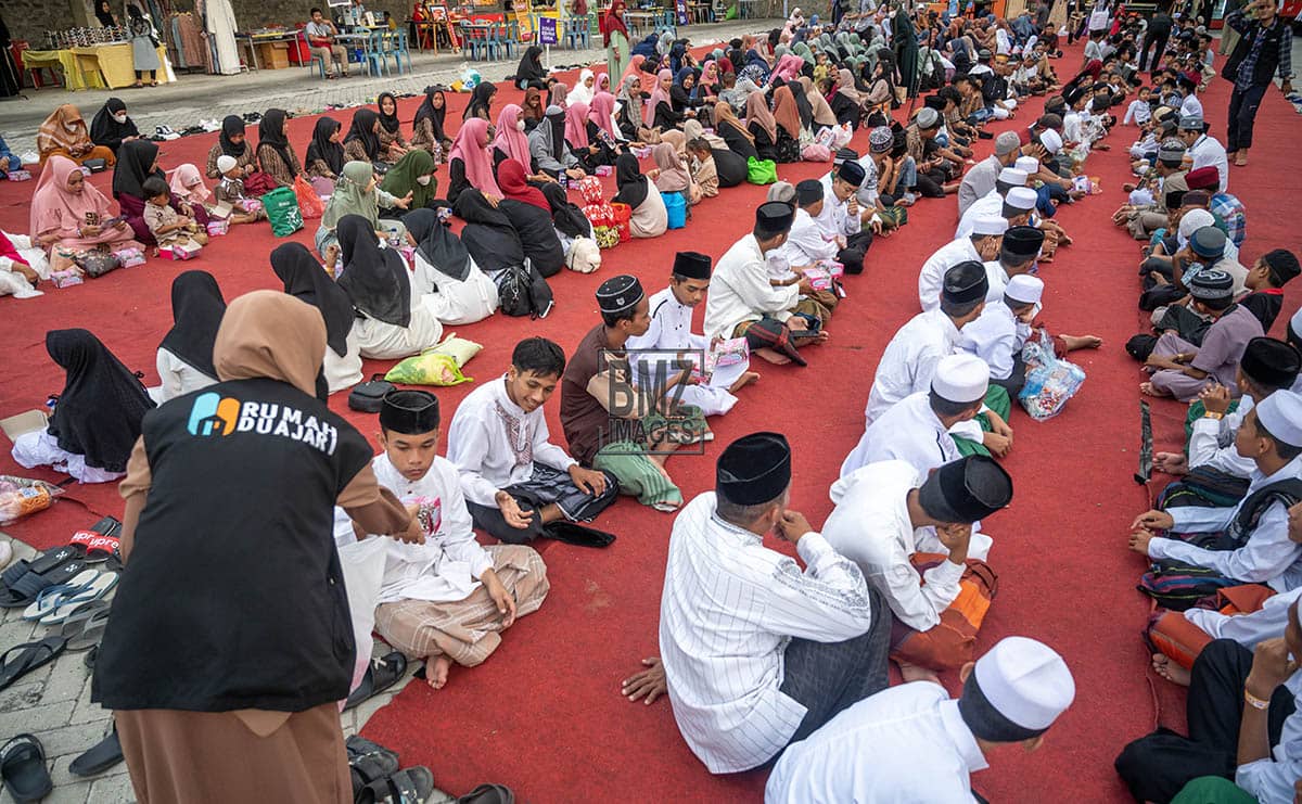 Kegaiatan Yayaysan Rumah Dua Jari pada Ramadhan 1445 H. (Foto: bmzIMAGES/Basri Marzuki)