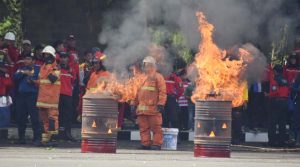 Damkar Palu Masuk 10 Besar Nasional Skill Kompetisi