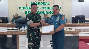 Tim Pegawas Itjen TNI Gelar Taklimat Akhir di Makorem 132/Tdl