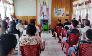 Warga Binaan Kristiani Rutan Palu Ikuti Ibadah Jumat Agung