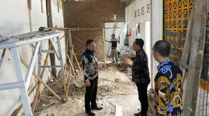 Karutan Palu Tinjau Proses Renovasi Klinik Rutan Sehat