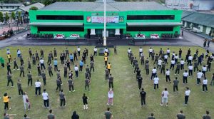 Senam Zumba Bersama di Makorem 132 Tadulako