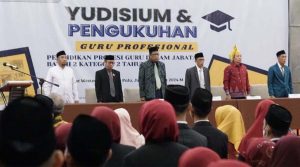 Pengukuhan 84 Guru Profesional Program PPG di UIN Datokarama