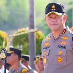 Kapolda Sulteng, Irjen Pol Agus Nurgraha memimpin apel gabungan hari terakhir Operasi Ketupat TInombala di Mapolda Sulteng, Selasa (16/4/2024). (Foto: HO-Humas Polda Sulteng)