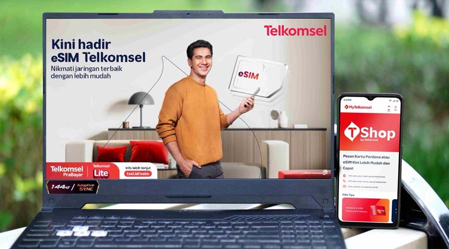eSIM Telkomsel. (Foto: Tekomsel)