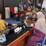 Suasana pelaksanaan pelaksanaan Program Patent One Stop Service (POSS) atau Layanan Paten Terpadu yang diinisiasi Direktorat Jenderal Kekayaan Intelektual (DJKI) bersama Kanwil Kemenkumham Sulteng yang digelar di Universitas Tadulako, Kamis (25/4/2024). (Foto: ist)