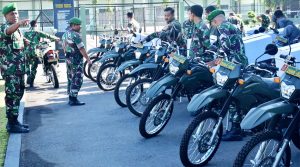 Korem 132 Tadulako Distribusikan Kendaraan Dinas Baru