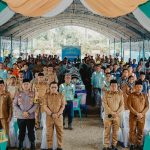Suasana pelaksanaan Halalbihalal PT Vale IGP Morowali bersama stakeholder di Bahomotefe, Bungku TImur, Morowali, Selasa(30/4/2024). (Foto: HO-Vale