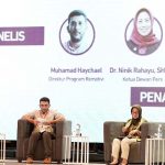 Takshow bertema Kepercayaan Publik pada Media pada Fact Shecking Summit di Palembang, Kamis (2/5/2024). (Foto: AJI)