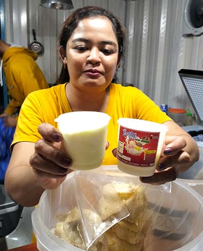 Dawet Porang versi Bu LIlik. (Foto: Joko Intarto)