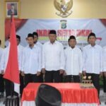 18 simpatisan Jamaah Islamiyah yang berikrar setia kepada NKRI di Polres Poso, Rabu (12/6/2024). (Foto: Humas Polda Sulteng)