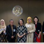 Walikota Palu, Hadianto Rasyid (ketiga kanan) bersama sejumlah delegasi dari berbagai negara pada Konferensi ILO di Bangkok, Thailand, Rabu (19/6/2024). (Foto: Sikola Mombine)