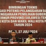 Bimtek Mitigasi Potrensi Pelanggaran dalam Penyelenggarana Pilkada di Kota Palu, di Palu, Sabtu (27/7/2024). (Foto: Humas KPU Kota Palu)