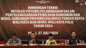 KPU Palu Bimtek Mitigasi Potensi Pelanggaran Pilkada 2024