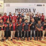 Foto bersama usai pembukaan Musda V PFI Palu di Hotel BW Western Coco, Palu, Sabtu (20/7/2024). (Foto: PFI Palu)