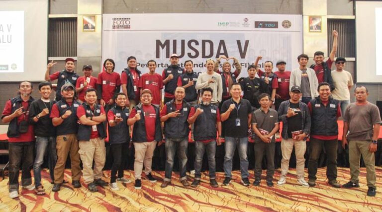 Foto bersama usai pembukaan Musda V PFI Palu di Hotel BW Western Coco, Palu, Sabtu (20/7/2024). (Foto: PFI Palu)