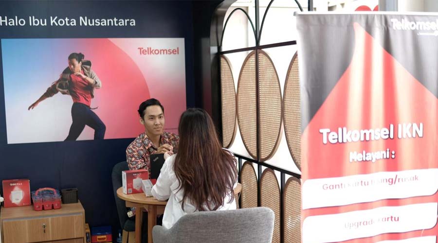 Layanan Telkomsel di GraPARI IKN. (Foto: Telkomsel)