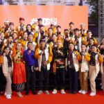 Kontingan Sulteng pada Utsawa Dharma Gita (UDG) Tingkat Nasional XV 2024 yang digelar di Solo, Jawa Tengah, 8-12 Juli 2024. (Foto: Ist)