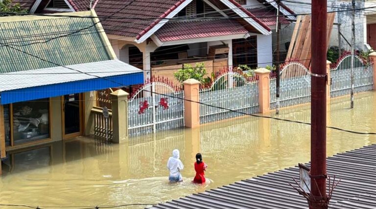 Salah satu wilayah yang terdampak banjir di Gorontalo. (Foto: Save the Children)