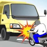 Ilustrasi kecelakaan berkendara oleh pelajar. (wartadesa.net)