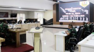 Kasrem 132 Tadulako Pimpin Sidang Jabatan Perwira