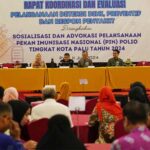 Wali Kota Palu, Hadaianto Rasyid (kedua kanan) pada pembukaan Rakor dan Evaluasi Pelaksanaan Deteksi Dini, Preventif, dan Respon Penyakit di Palu, Kamis (11/7/2024). (Foto: Prokopim Setda Kota Palu/Jufri)