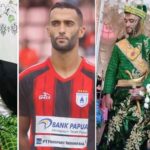 Prosesi pernikahan pemain asing klub Sepakbola Persipura Jayapura, Enzi Nicolas Jacques Celestine rdengan Marsyanda, putri asli Kabupaten Parigi Moutong (Parimo), Sulawesi Tengah di Desa Bajo, Sabtu (29/6/ 2024) lalu.. (Foto: ist)