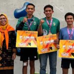 Atlet Panjat Tebing PON Sulteng yang meraih prestasi di Climbing National Competition di Makassar. (Foto: Humas Puslatda PON Sulteng)