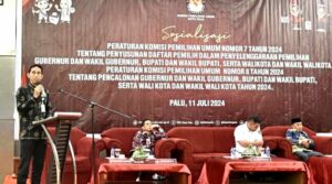 KPU Kota Palu Sosialisasikan PKPU Nomor 7 Tahun 2024
