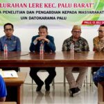 Kegiatan penyuluhan dan pendampingan kelurahan oleh LP2M UIN Datokarama di Aula Badan Kesbangpol Kota Palu, Sabtu (13/7/2024).. (Foto: UIN Datokarama)