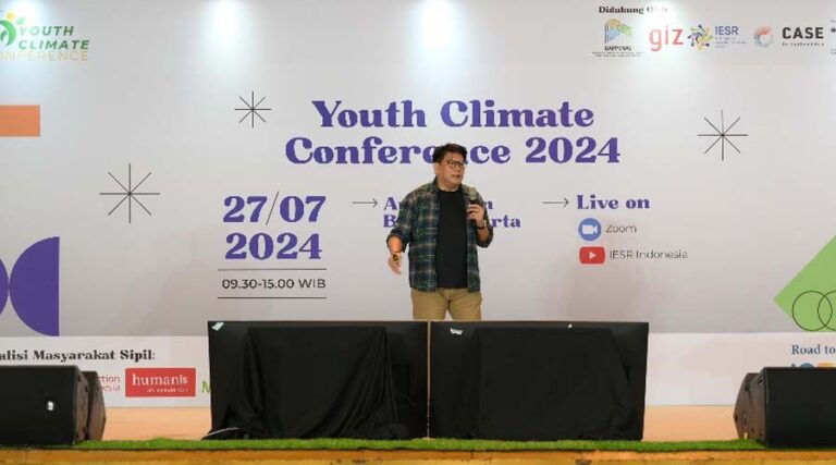 Forum Youth Climate Conference (YCC) pertama digelar di Auditorium BRIN, Jakarta, Sabtu (27/7/2024). (Foto: IESR)