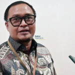 Ketua Bawaslu Kota Palu, Agussalim Wahid memberikan keterangan kepada wartawan di kantor KPU Kota Palu, Jumat (29/8/2024). (Foto: bmzIMAGES/Basri marzuki)