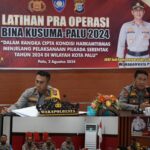 Kapolresta Palu Kombes Pol Barliansyah pada Pra Operasi Bina Kusuma Palu 2024, Selasa (2/8/2024). (Foto: Humas Polresta Palu)