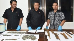 Polres Morowali Utara Amankan Tiga Pucuk Senpi Rakitan dan Ratusan Amunisi