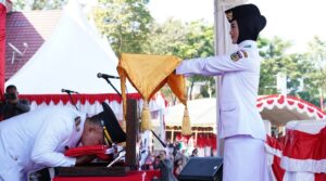 Wali Kota Palu Pimpin Detik-Detik Proklamasi Kemerdekaan RI