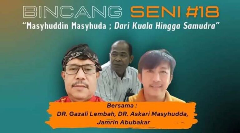 Bincang Seni #18 yang akan digelar Rabu, 7 Agustus 2024 pukul 19.00 Wita di Taman Jati, Kantor Dinas Kebudayaan Provinsi Sulawesi Tengah Jl. Kemiri No.23 Palu. (Ist)