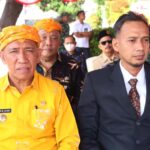 Asisten Bidang Administrasi Umum Setda Kota Palu, Imran Lataha (kiri) pada peringatan HUT ke-72 Kabupaten Donggala, Senin (12/8/2024). (Foto: Ist)