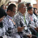 Sejumlah guru mengikuti Konferensi Kerja Kota PGRI di Palu, Sabtu (31/8/2024). (Foto: Prokopim Setda Kota Palu/Iwan)