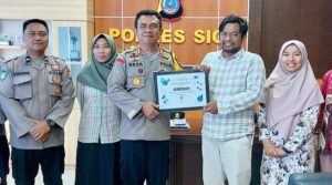 Polres Sigi Diganjar Penghargaan atas Kinerja Terbaik Pertama IKPA